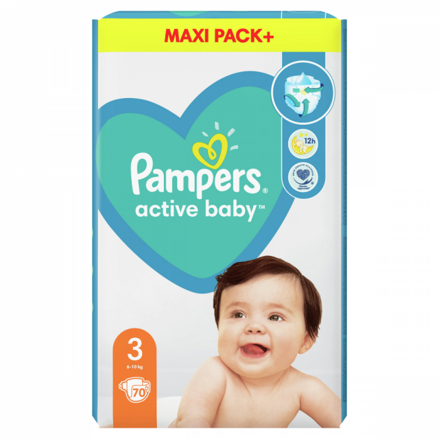 PAMPERS AB JP 3 (70) 6-10 kg